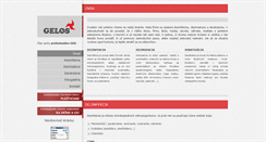 Desktop Screenshot of gelos.sk